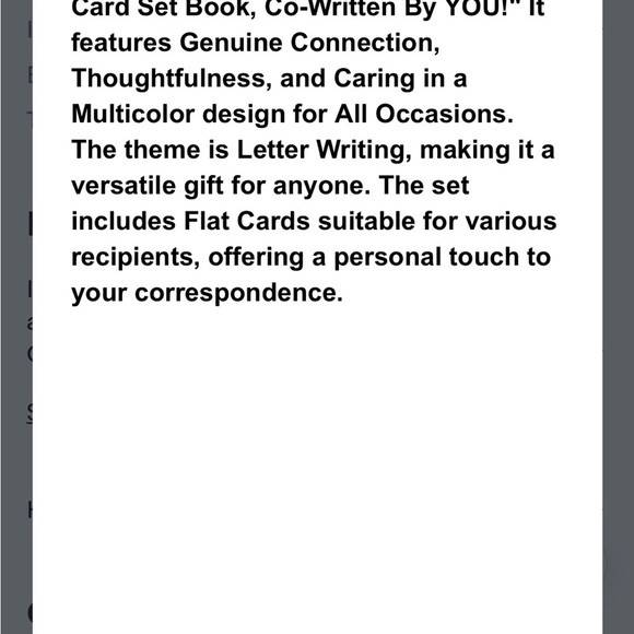 Occasionally Yours - The Complete Card Set Book, Co-Written By YOU! - Picture 4 of 5